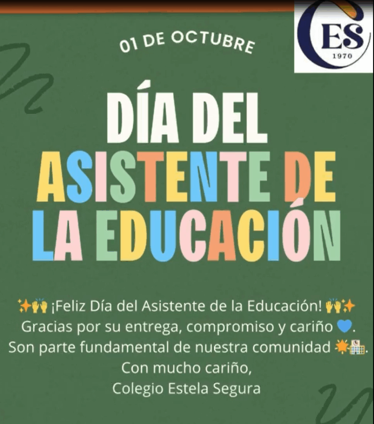 Feliz Día del Asistente de la Educación